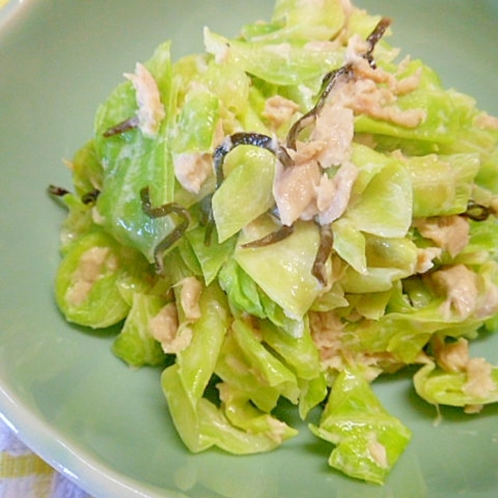 箸休め小鉢 キャベツとシーチキンの塩昆布マヨあえ レシピ 作り方 By アルプスの乙女 楽天レシピ